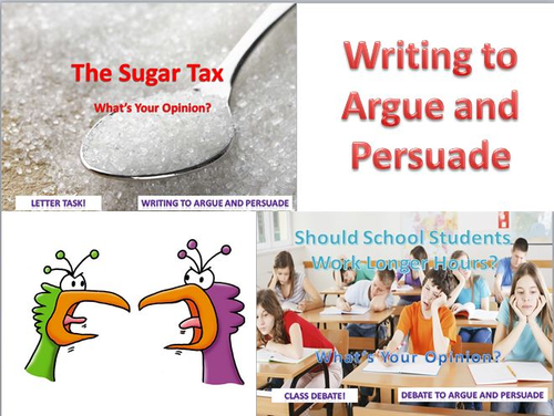 Writing to Argue and Persuade English Download Bundle Resource