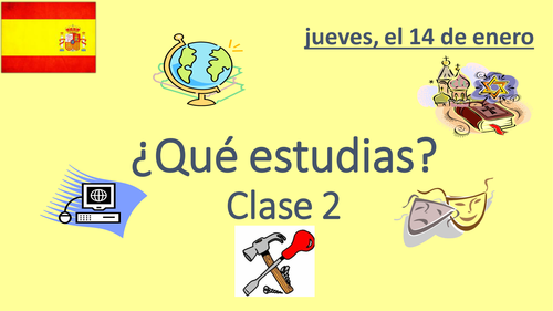 Mira 1_Mod. 2 - En el instituto_Ud. 2: ¿Qué estudias? Lesson 2 Presentation and Activities