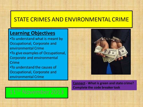 A-level Sociology crime and deviance lessons - huge variety of resources