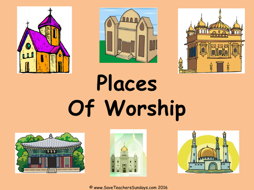 Churches KS1 Lesson Plan, PowerPoint and Worksheet