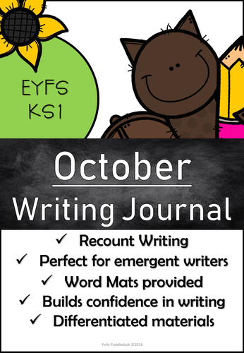 October Writing Pack for Emergent Readers and Writers (EYFS/KS1)