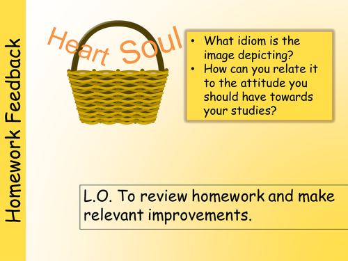 The Sign of Four Homework Feedback Lesson