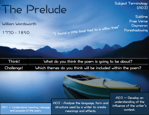 AQA Poetry - Power and Conflict - The Power of Nature Bundle + 1 FREE LESSON