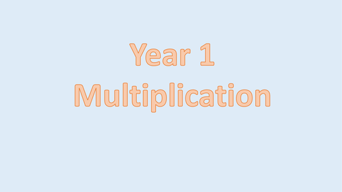 Year 1 Maths Mastery Multiplication
