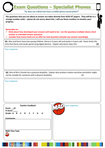 Fillable - Homework - Specialist Phones