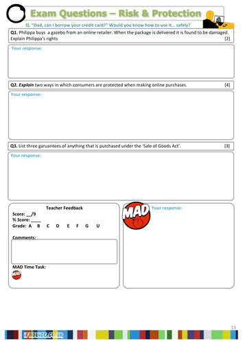 Fillable Homework - Rick and Protection