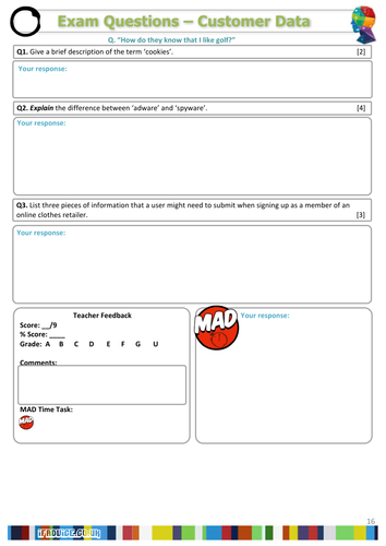 Fillable Homework - Customer Data