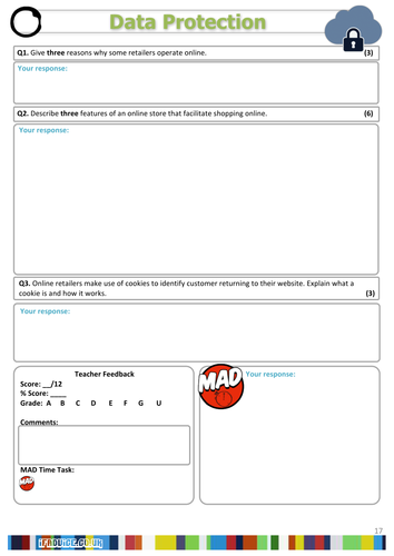 Fillable Homework - Data Protection