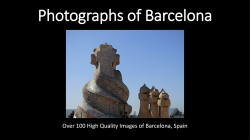 Art. Spanish. Photographs of Barcelona.