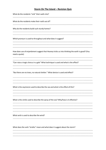 Storm on the island homework 06 picture