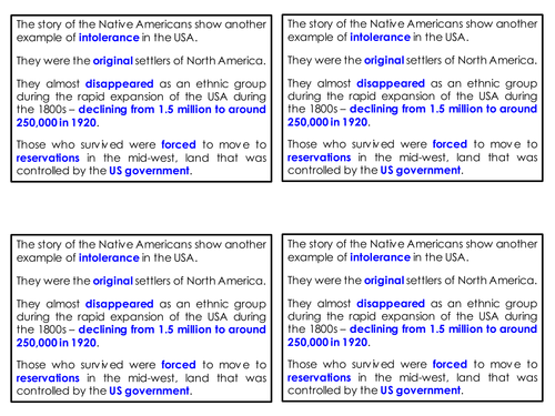 AQA USA 1920 -73 NEW SPEC Was life improving for Native Americans?