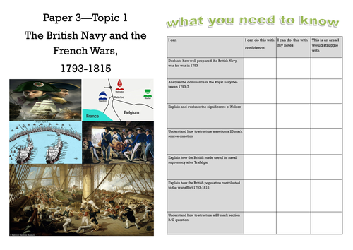 British Experience of Warfare Booklet 1 - The British Navy and the French Wars 1793-1815