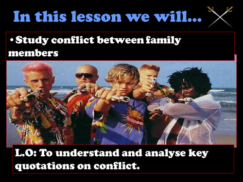 Romeo and Juliet conflict analysis powerpoint