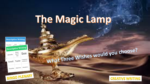 The Magic Lamp Creative Writing Lesson + Starter Pack