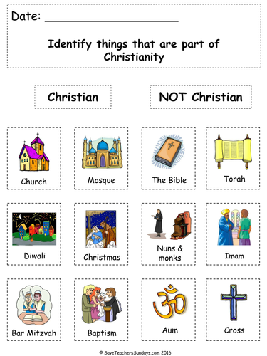 KS1 Christianity Lesson Plan, PowerPoint and Worksheets