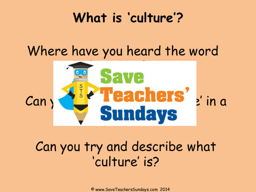 Understanding Culture KS2 Lesson Plan, PowerPoint and Worksheet