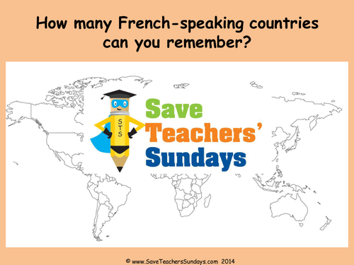 Greetings in French KS2 Lesson Plan, PowerPoint and Flash Cards