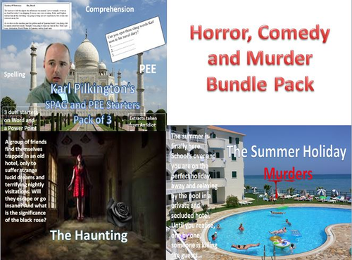 Horror, Comedy and Murder Bundle Pack