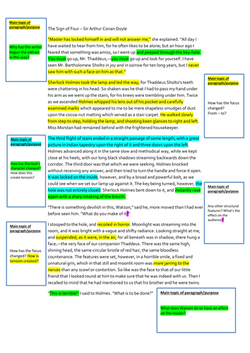 structure-activity-aqa-language-paper-2-sherlock-holmes-teaching