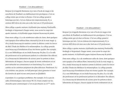 Les installations scolaires / School facilities