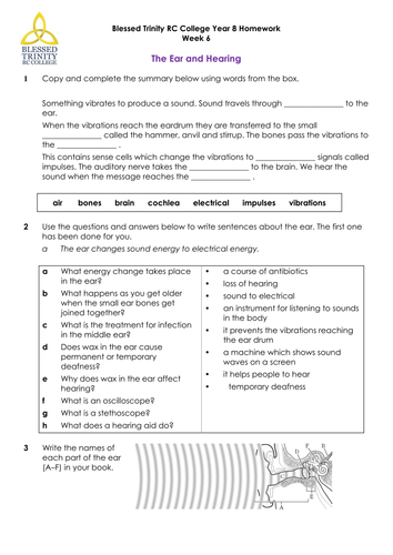 sound homework ideas ks2