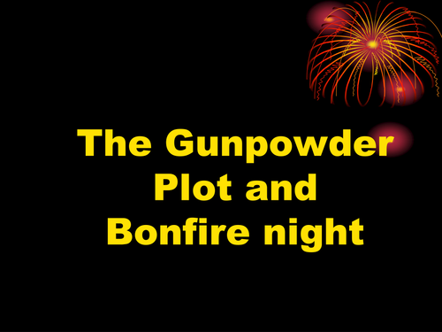 Bonfire night and Guy Fawkes