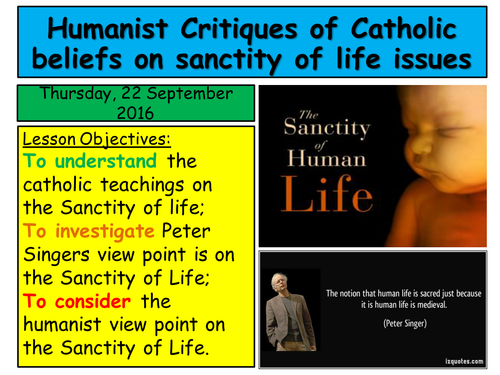 2016 RE EDUQAS GCSE. Route B, Theme 1.  Humanist Critiques on the Sanctiy of Life & abortion.