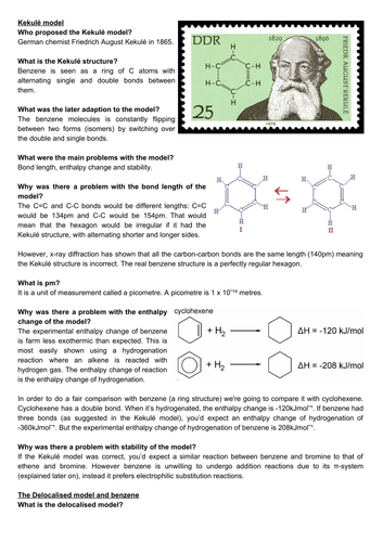 A level chemistry revision: Benzene and aromatic compounds