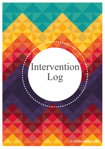 Teacher Interventions Log