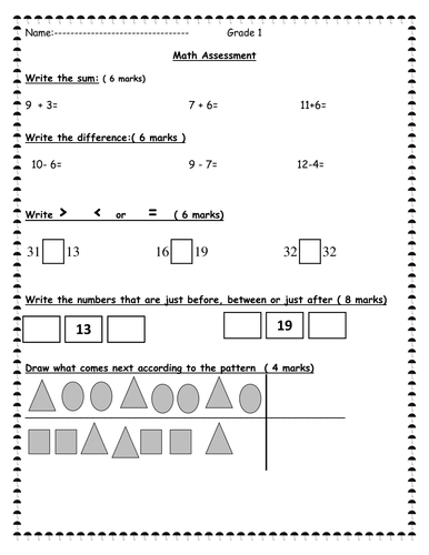 Math Assessment