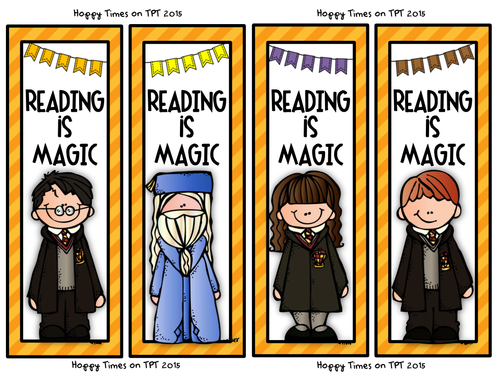 Free Printable Harry Potter Bookmarks