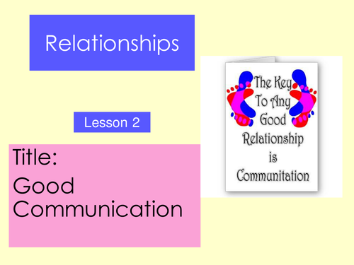 PSHCEE - Relationships including sexual health choices