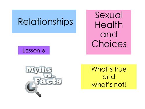 PSHCEE - Relationships including sexual health choices
