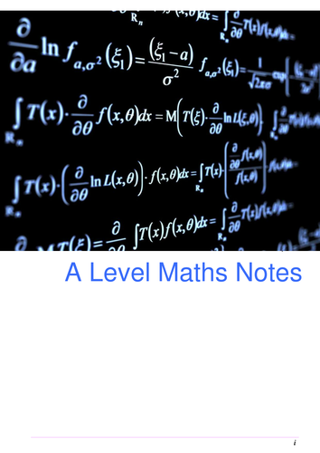 A Level Maths Notes