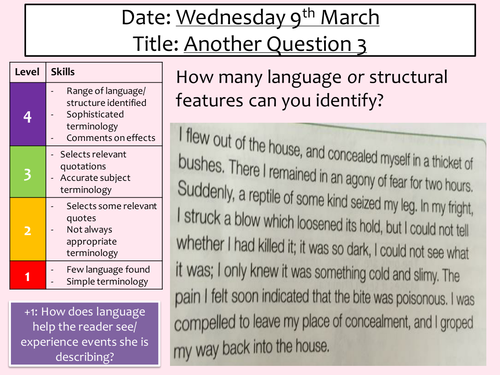 AQA language paper 2 - q3