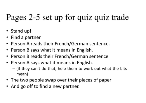 Ich wohne quiz quiz trade