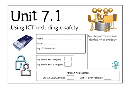 E-safety ICT Lesson 8 - Year 7: Funbook Assessment