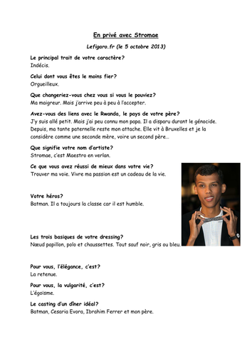 Stromae- A complete study