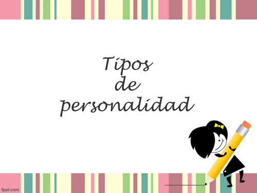 Scaffoled activity to discover your personality in Spanish.