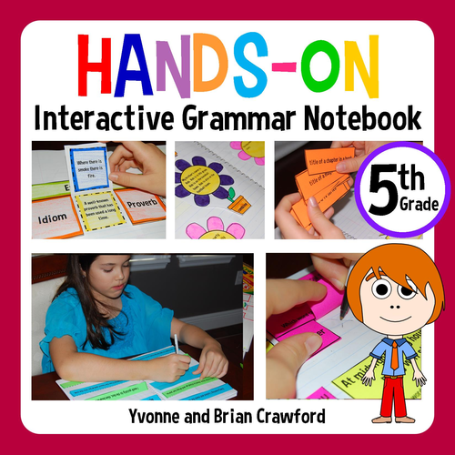 Interactive Grammar Notebook Fifth Grade Common Core