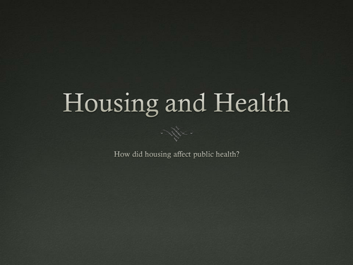 Health and Housing