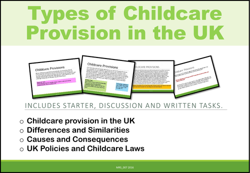 Childcare Provision in the UK (Unit of Work)