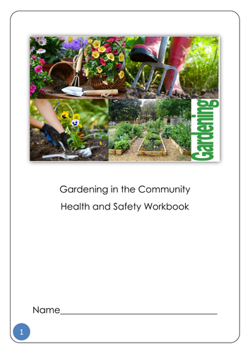 Gardening Health and Safety Workbook