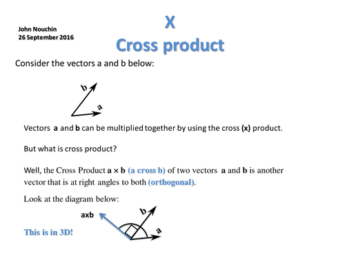 Vector Cross Product