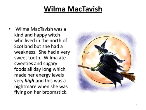 Health story about a witch.