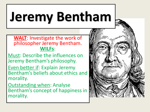 Jeremy Bentham's Utilitarianism