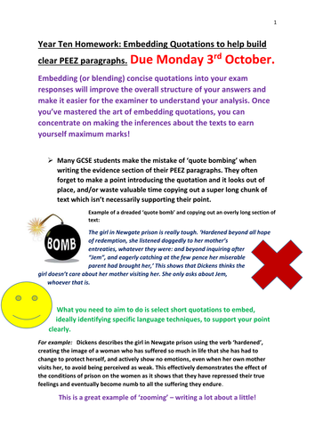 Embedding quotations support sheet