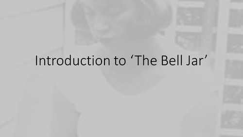 The Bell Jar Full SOW and activities