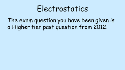 P2 Topic 1 Revision - Edexcel 2011