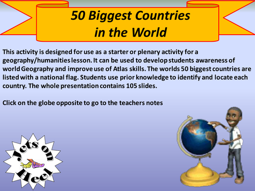 50 Biggest Nations in the World